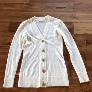 Tory Burch Simone V-Neck Cardigan